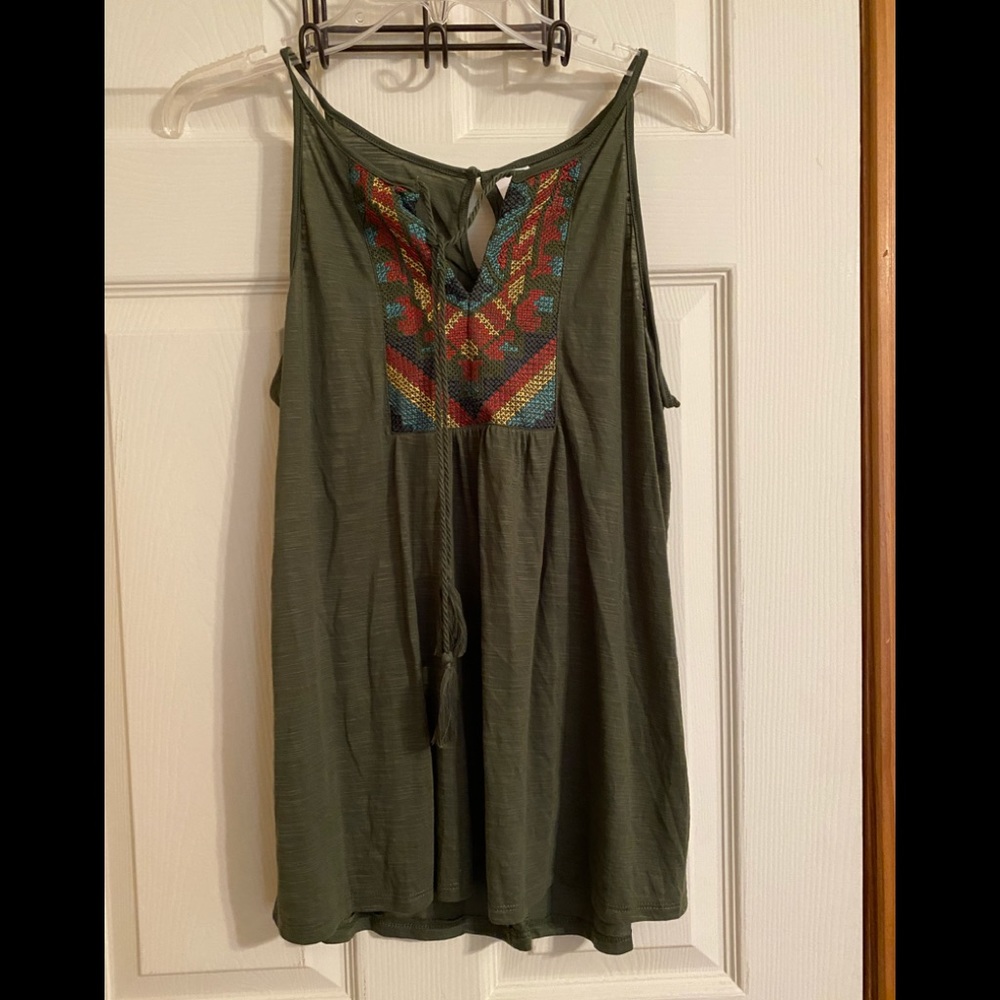 Olive green tank
